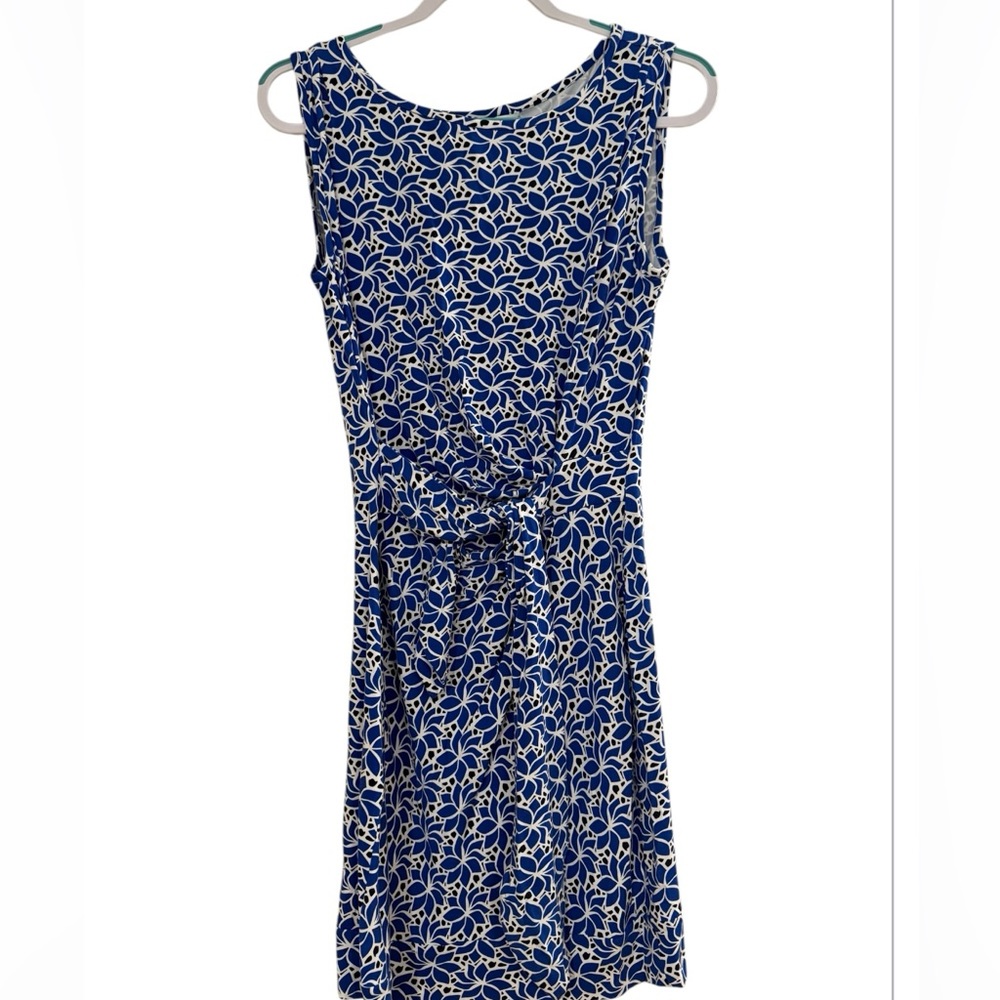 Diane Von Furstenberg Della Lace Petal Blue Wrap Dress Size 8 NWT!